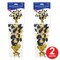 12 Pack Bulk Graduation Party Centerpiece - black - gold - silver